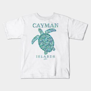 Cayman Islands Sea Turtle Kids T-Shirt